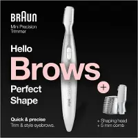 Braun Trimmer Per Peli Del Corpo Fg1106 Sopracciglia