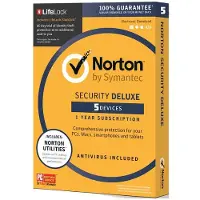 Norton Security Deluxe 5 Dispositivi / 1 anno - Nessun abbonamento