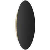 ESCALE Applique a LED Blad nero opaco Ø 24 cm