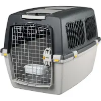 Stefanplast - Dog transport box - GULLIVER MEGA - 81 x 61 x 60 cm - Gray