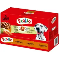 Frolic Sacco 7,5 kg Multi Pack 5 confezioni fresche con pollame, verdure e riso 5 x 1,5 kg