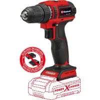 Einhell 4513997 Tipo di prodotto: Avvitatore elettrico. Batteria ricaricabile/tensione della batteria: 18 V. Larghezza: 160 mm, Profondità: 60 mm,