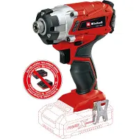 Einhell TE-CI 18/1 Li-Solo avvitatore a impulsi Nero, Grigio, Rosso