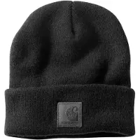Carhartt Black Label Watch Hat Berretto Uomo (One Size, nero)