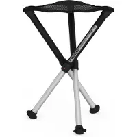 Walkstool Dreibeinhocker Comfort Sedia da campeggio (Sitzhöhe 45 cm, grigio)