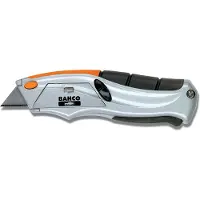 Bahco Mini Coltello Retrattile Con Impugnatura In Gomma 170 Mm