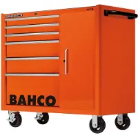 Bahco Carrello Classico C75 Con Sei Cassetti E Armadietto Laterale 986 Mmx501 Mmx1100 Mm