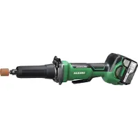 HiKOKI Smerigliatrice diritta a batteria con interruttore a paletta GP18DB (5.0) (valigetta di trasporto)