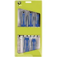 Irimo Set Di 6 Cacciaviti Per Elettricisti 3 Piatti 2 Ph E Tester