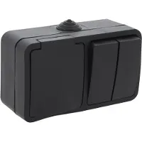 Nobrand Combinazione con montaggio a superficie - Serie - Nero