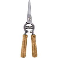 Esschert Design Cesoie per fiori - Acciaio al carbonio e legno di frassino
