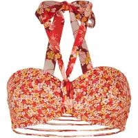 O'Neill Women's Reversible Jen Bandeau Retro Parte superiore bikini Donna (34, variopinto)