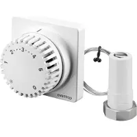 Oventrop Termostato Uni FH con telecomando, tubo capillare bianco 10000 mm