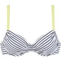 Venice beach Top per bikini giallo / nero / bianco