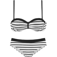 LASCANA Bikini nero / bianco