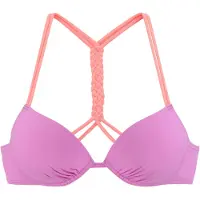 Venice beach Top per bikini lilla chiaro / salmone