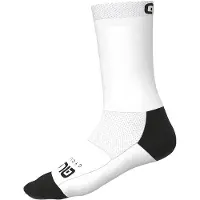 ALÉ Team Socks Calze da ciclismo (36-39 - S, bianco)