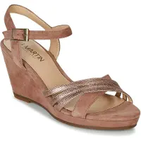 Jb martin Sandali con zeppa QUOLIDAYS donne - Marrone - 41