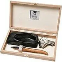 Claude Dozorme Laguiole set da ostriche, olivo
