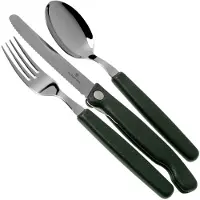 Victorinox Swiss Classic Picnic Set 6.7193.3F Black, set di posate da 3 pezzi
