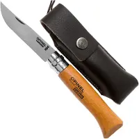 Opinel Coltellino Wooden Gift Box Nº8+sheath