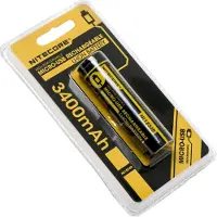 Nitecore 18650 NL1834R Li ion 3400mAh 3,6 volt + connessione USB-C