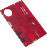 Victorinox SwissCard Lite rosso trasparente 0.7300.T