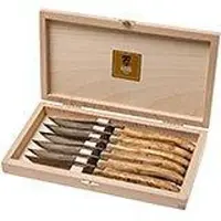 Claude Dozorme Laguiole 6-pzset di coltelli da bistecca senza sostegno