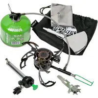 Optimus - Réchaud Multicombustibles - Polaris Optifuel & Fuel in Alluminio - Grigio