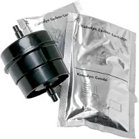 Katadyn Flaschenadapter mit Aktivkohle Filtro acqua nero