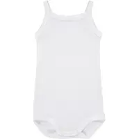 Petit Bateau Body bambino MAEL ragazza - Bianco - 12 mesi