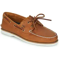 Timberland per uomo. TB0A43V98771 Scarpe da barca in pelle marrone (40 W), Basso, Stringhe, Casual
