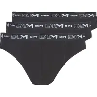Dim Slip COTON STRETCH X3 uomini - Nero - T5