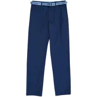 Ralph Lauren per ragazzo. 323855394001 Pantalone in twill elasticizzato Slim Fit blu marino (10/12años= 156/161cm), Casual, Cotone, Cla