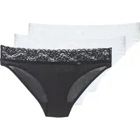 Dim Culotte e slip COTON FEMININE X3 donne - Nero - FR 48 / 50