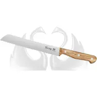 Due Cigni Tuscany 2C761-20OL coltello da pane 20 cm legno d'olivo