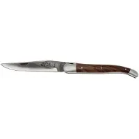 Laguiole 12cm noce, brut de forge 1212FINNOSATBDF