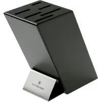 Victorinox Swiss Modern ceppo portacoltelli, in pelle nero, 7-7086-03