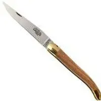 Laguiole - Natural Wood Folder, legno d'olivo