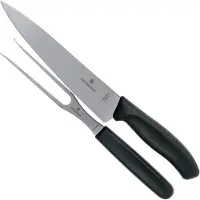 Victorinox SwissClassic 6.7133.2G set trinciante, 2-pz, nero