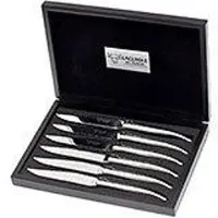 Laguiole En Aubrac set di coltelli da bistecca 6-pz acciaio inox lucidato