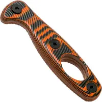 ESEE Handle scales Xancudo G10 3D, Orange/Black