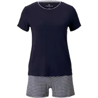 Tom Tailor Shorty blu scuro / bianco