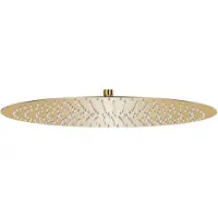 vidaXL Regenduschkopf rund 50 cm Edelstahl Gold gefärbt