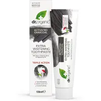 Dr Organic Dentifricio carbone biologico 100ml — Dentifricio