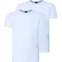 BOSS per uomo. 50475276 T-shirtRN 2P Modern 10243513 01 bianco (S), Casual, Cotone, Manica corta
