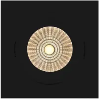 The Light Group SLC DL04 Square X1 downlight IP54 2700K nero