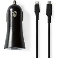 Nedis Caricabatterie Per Auto Ccpdl20w111bk