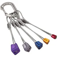 Black Diamond - Set di dadi da fessura - Offset Stopper Set #7-11 in Alluminio - Viola