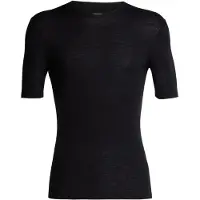 Icebreaker 175 Everyday S/S Crewe Intimo lana merinos Uomo (M, nero)